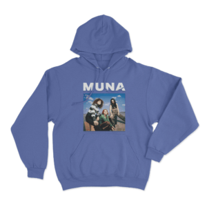 Muna Band Photo Unisex Hoodie Blue