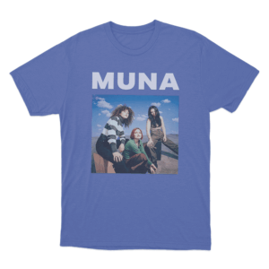 Muna Band Photo Unisex T Shirt Blue