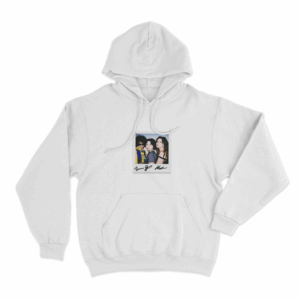 Muna Polaroid Unisex Hoodie White