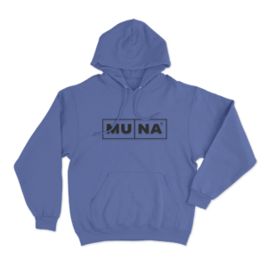Muna Unisex Hoodie Blue