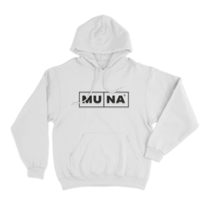 Muna Unisex Hoodie White